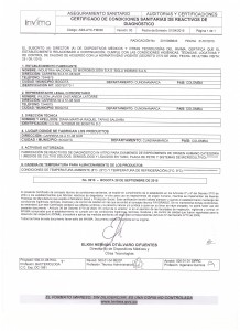 CERTIFICADO DE CONDICIONES SANITARIAS INDEMIC 001